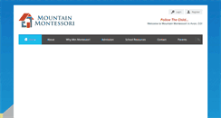 Desktop Screenshot of mtnmontessori.org